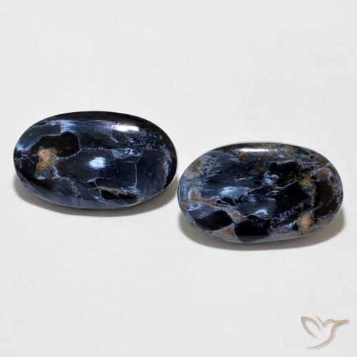 10.02 ct Oval Pietersite, 17.5 x 10.6 mm From China, Photo A