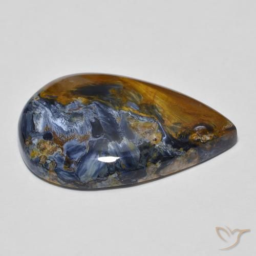 Pietersite Gemstone in 23.6 x 14.4 mm Size for Sale, Pietersite Stone in Multicolor Color