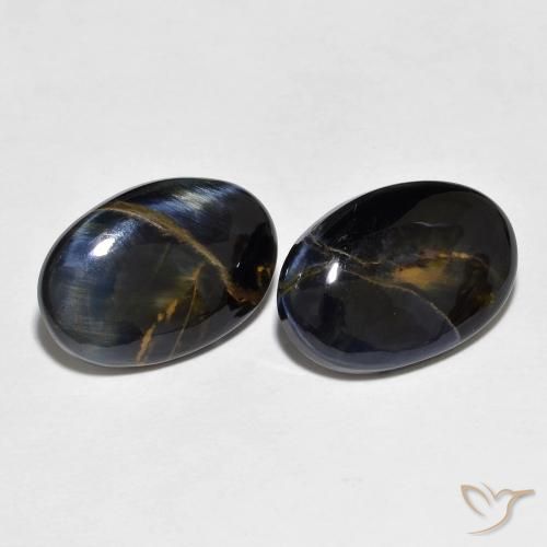 9.25 ct Oval Pietersite, 15.7 x 10.8 mm From China, Photo A