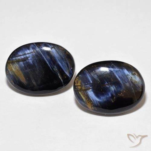18.22 ct Oval Pietersite, 19.3 x 14.6 mm From China, Photo A