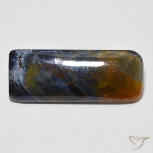 7.76ct Natural Multicolor Pietersite, Cushion, Opaque