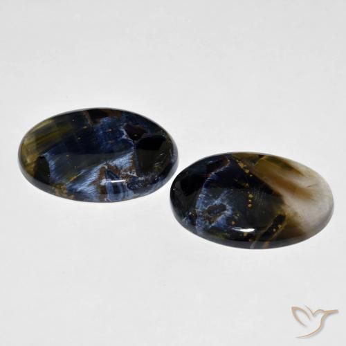 Pietersite Gemstones in 27 x 20 mm (calibrated) Size for Sale, Pietersite Stones in Multicolor Color