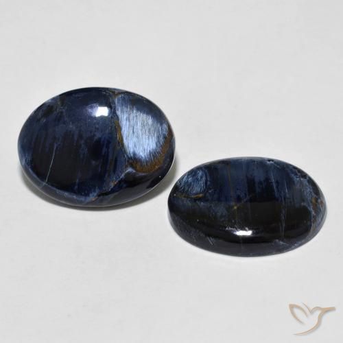 13.80 ctw Multicolor Pietersite Stones, Natural Pietersite in Oval Cabochon Shape for Sale