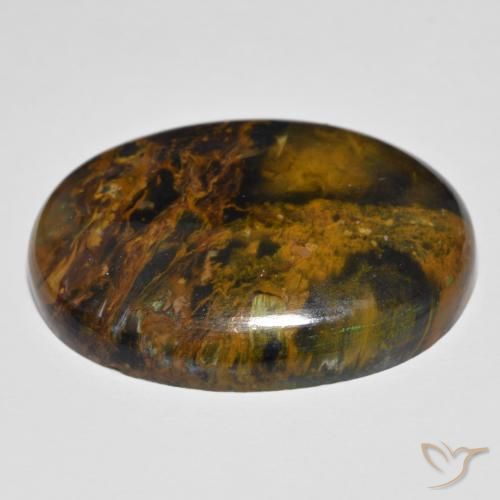 Pietersite Gemstone in 30 x 22 mm (calibrated) Size for Sale, Pietersite Stone in Multicolor Color