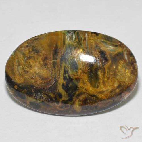 22.94ct Natural Multicolor Pietersite, Oval, Opaque