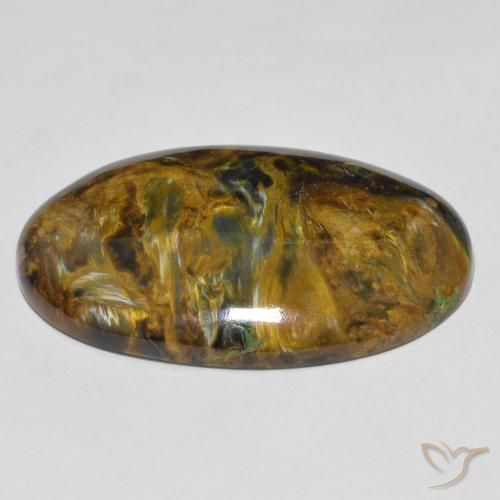 Pietersite Gemstone in 30.1 x 19.2 mm Size for Sale, Pietersite Stone in Multicolor Color