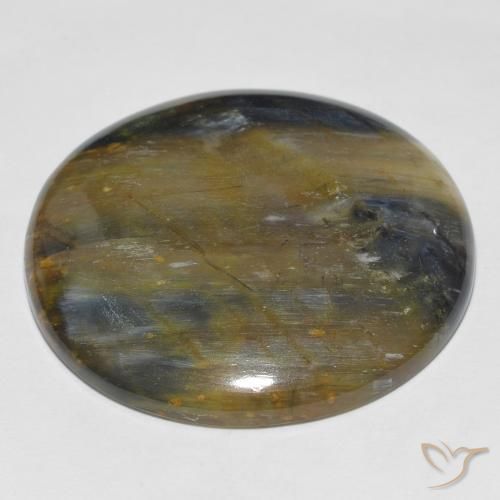 Pietersite Gemstone in 29.7 mm Size for Sale, Pietersite Stone in Multicolor Color