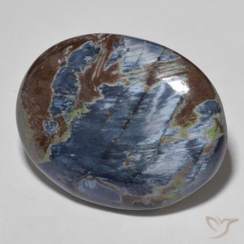 23.37 ct Multicolor Pietersite Stone, Natural Pietersite in Oval Cabochon Shape for Sale