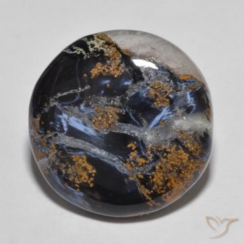 11.67ct Natural Multicolor Pietersite, Round, Opaque