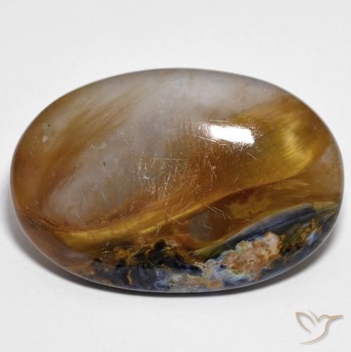 20.81ct Natural Multicolor Pietersite, Oval, Translucent