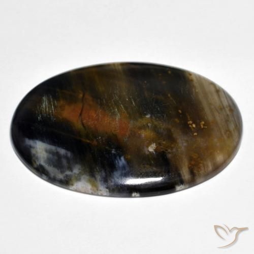 Pietersite Gemstone in 40.6 x 30.8 mm Size for Sale, Pietersite Stone in Multicolor Color
