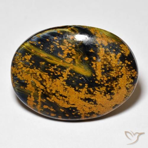 13.77ct Natural Multicolor Pietersite, Oval, Opaque