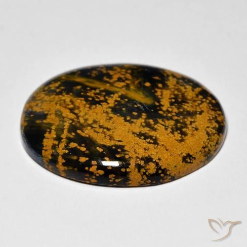 Pietersite Gemstone in 23.1 x 19.5 mm Size for Sale, Pietersite Stone in Multicolor Color