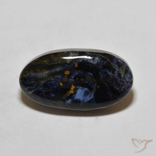 5.62 ct Multicolor Pietersite Stone, Natural Pietersite in Oval Cabochon Shape for Sale