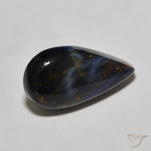 3.86ct Natural Multicolor Pietersite, Pear Shape, Opaque