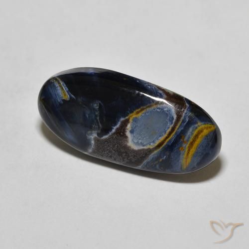 4.38 ct Multicolor Pietersite Stone, Natural Pietersite in Oval Cabochon Shape for Sale