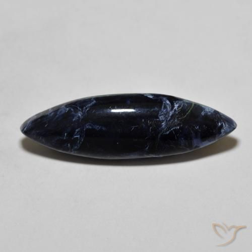 5.22 ct Multicolor Pietersite Stone, Natural Pietersite in Marquise Cabochon Shape for Sale