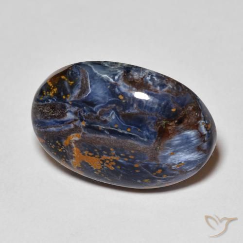 9.26 ct Multicolor Pietersite Stone, Natural Pietersite in Oval Cabochon Shape for Sale