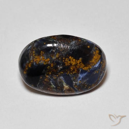 4.14ct Natural Multicolor Pietersite, Oval, Opaque