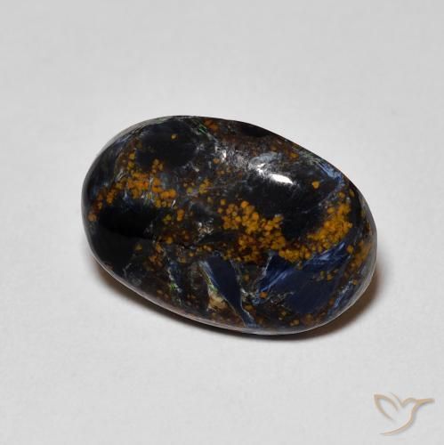 4.14 ct Multicolor Pietersite Stone, Natural Pietersite in Oval Cabochon Shape for Sale