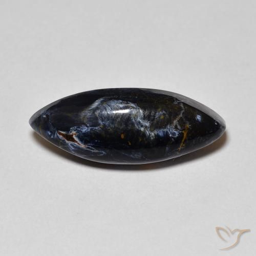 5.23ct Natural Multicolor Pietersite, Marquise, Opaque