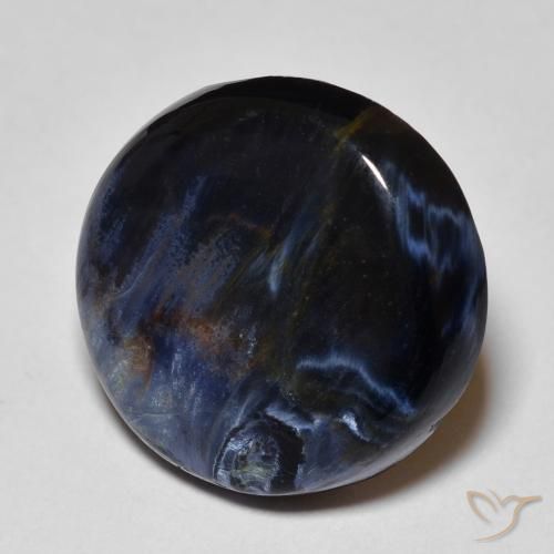 10.45 ct Multicolor Pietersite Stone, Natural Pietersite in Round Cabochon Shape for Sale