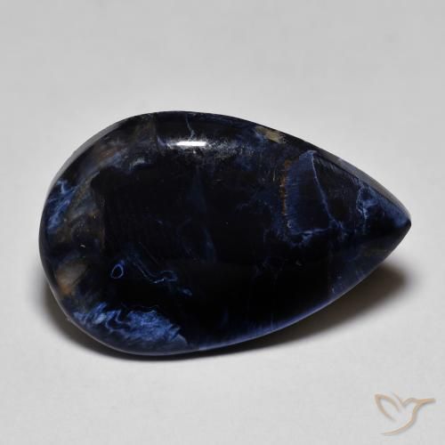 8.65 ct Multicolor Pietersite Stone, Natural Pietersite in Pear Cabochon Shape for Sale