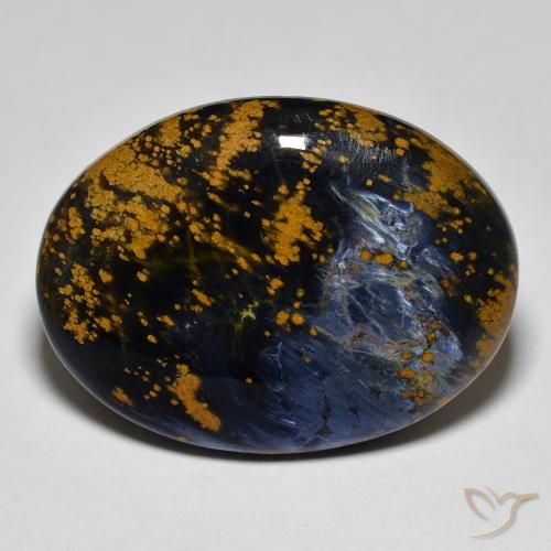 Pietersite Ovale en damier des États-Unis 14,23 ct, dimension 23,5 x 17,4mm, pureté Opaque , pierre gemme naturelle Non traité, 1 pièce Pietersite de couleur Multicolore, dureté Mohs de 6.5 à 7 convient aux bijoux de tous les jours, pierre de sagesse, Photo A