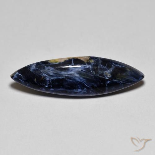 4.42 ct Multicolor Pietersite Stone, Natural Pietersite in Marquise Cabochon Shape for Sale