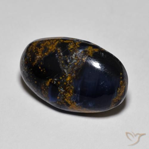 8.24 ct Multicolor Pietersite Stone, Natural Pietersite in Oval Cabochon Shape for Sale