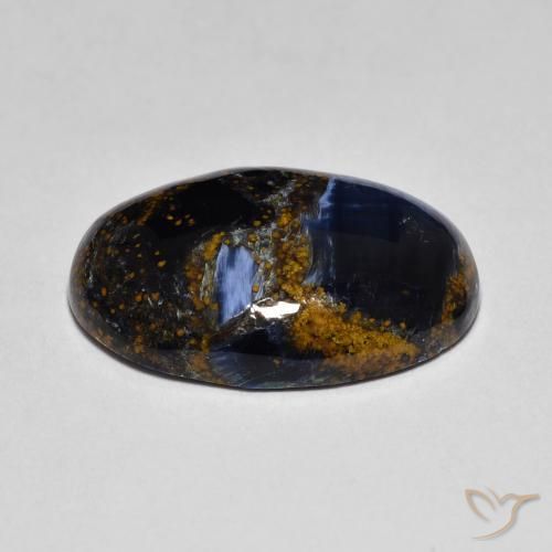 Pietersite Gemstone in 18.3 x 11.7 mm Size for Sale, Pietersite Stone in Multicolor Color