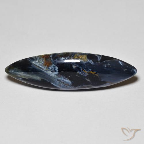 6.87ct Natural Multicolor Pietersite, Marquise, Opaque