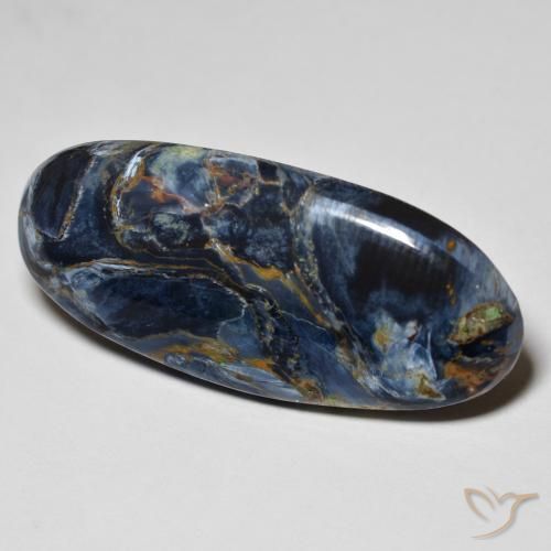 15.13 ct Multicolor Pietersite Stone, Natural Pietersite in Oval Cabochon Shape for Sale