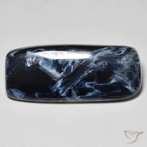 12.46 ct Multicolor Pietersite Stone, Natural Pietersite in Baguette Cabochon Shape for Sale
