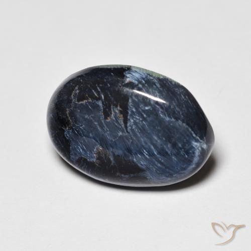 4.56 ct Multicolor Pietersite Stone, Natural Pietersite in Oval Cabochon Shape for Sale