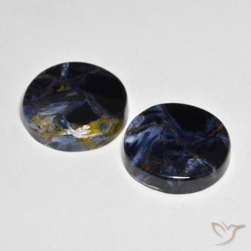 Pietersite Gemstones in 14 mm (calibrated) Size for Sale, Pietersite Stones in Multicolor Color