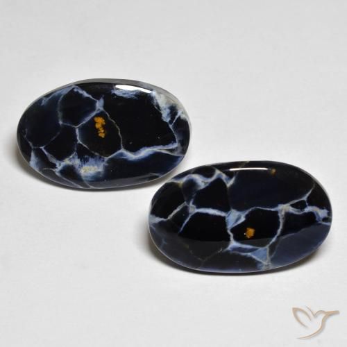 12.58ctw Natural Multicolor Pietersite, Oval, Opaque