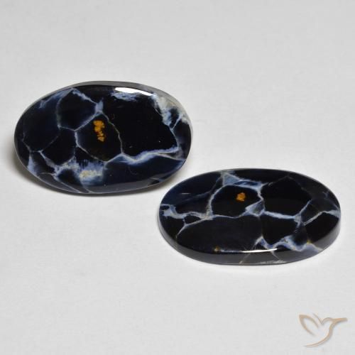 12.58 ctw Multicolor Pietersite Stones, Natural Pietersite in Oval Facet Shape for Sale