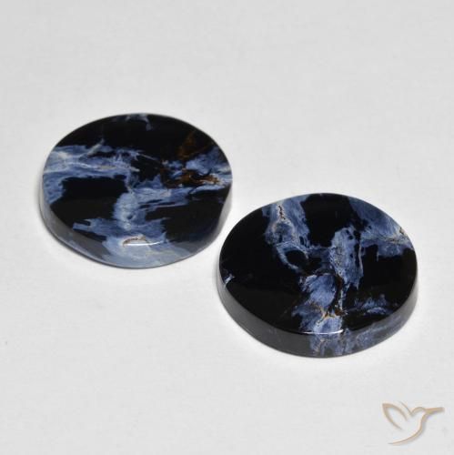 Pietersite Gemstones in 14 mm (calibrated) Size for Sale, Pietersite Stones in Multicolor Color
