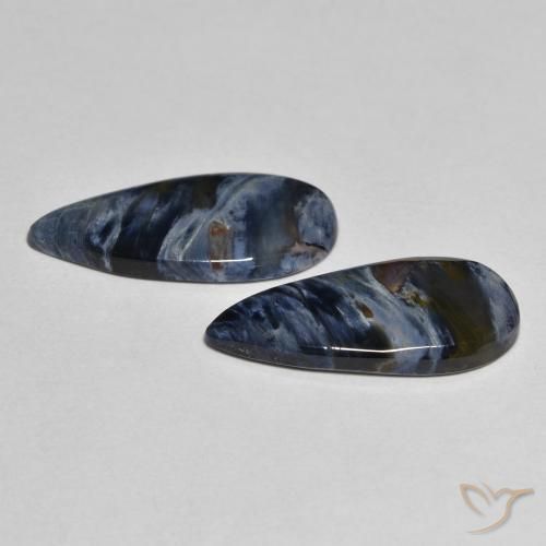 Pietersite Gemstones in 17.9 x 8.4 mm Size for Sale, Pietersite Stones in Multicolor Color