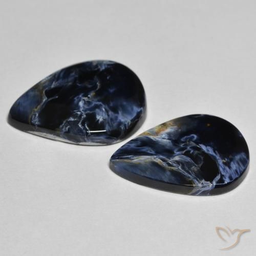 Pietersite Gemstones in 18 x 14 mm Size for Sale, Pietersite Stones in Multicolor Color