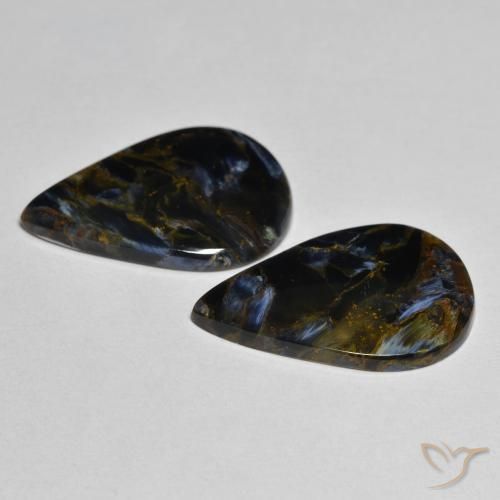 Pietersite Gemstones in 19.1 x 12.3 mm Size for Sale, Pietersite Stones in Multicolor Color
