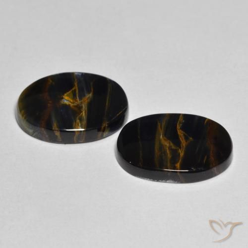 Pietersite Gemstones in 13 x 9 mm (calibrated) Size for Sale, Pietersite Stones in Multicolor Color