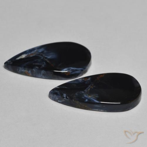 Pietersite Gemstones in 17 x 8.5 mm Size for Sale, Pietersite Stones in Multicolor Color