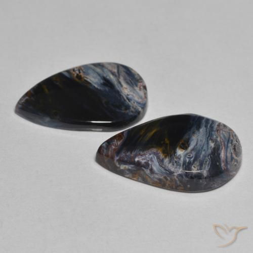Pietersite Gemstones in 15 x 10 mm (calibrated) Size for Sale, Pietersite Stones in Multicolor Color