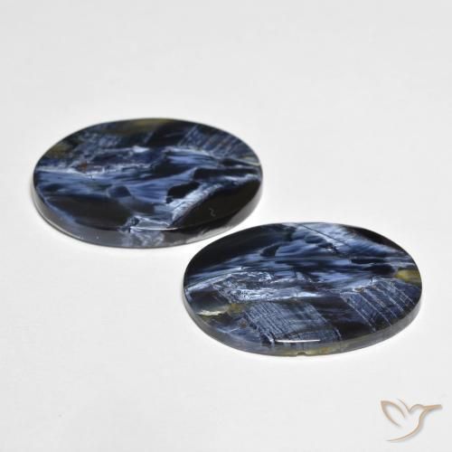 Pietersite Gemstones in 22 x 16 mm Size for Sale, Pietersite Stones in Multicolor Color