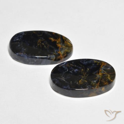 Pietersite Gemstones in 15 x 10 mm (calibrated) Size for Sale, Pietersite Stones in Multicolor Color