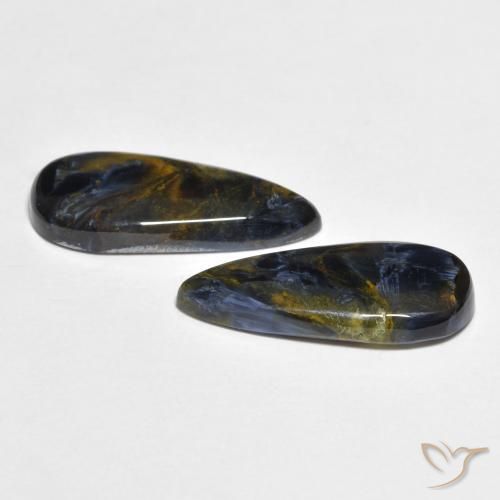 Pietersite Gemstones in 16 x 6.7 mm Size for Sale, Pietersite Stones in Multicolor Color