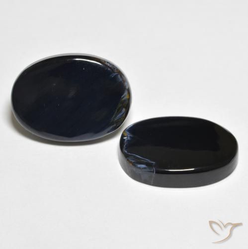 10.29 ctw Multicolor Pietersite Stones, Natural Pietersite in Oval Cabochon Shape for Sale