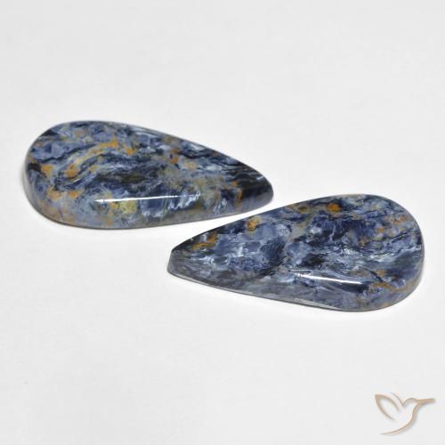 Pietersite Gemstones in 20.6 x 10.7 mm Size for Sale, Pietersite Stones in Multicolor Color